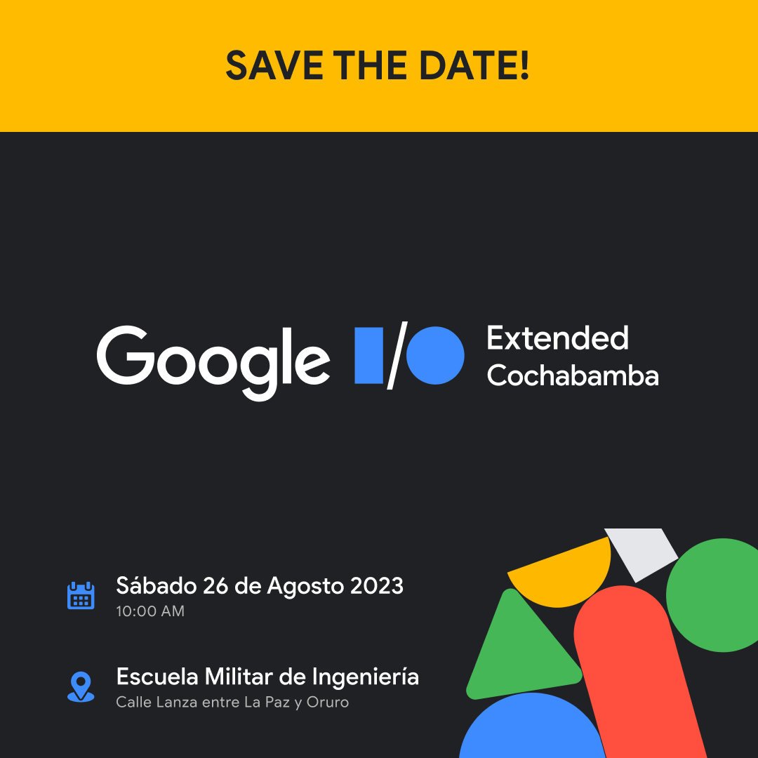 Google I/O Extended Cochabamba 2023