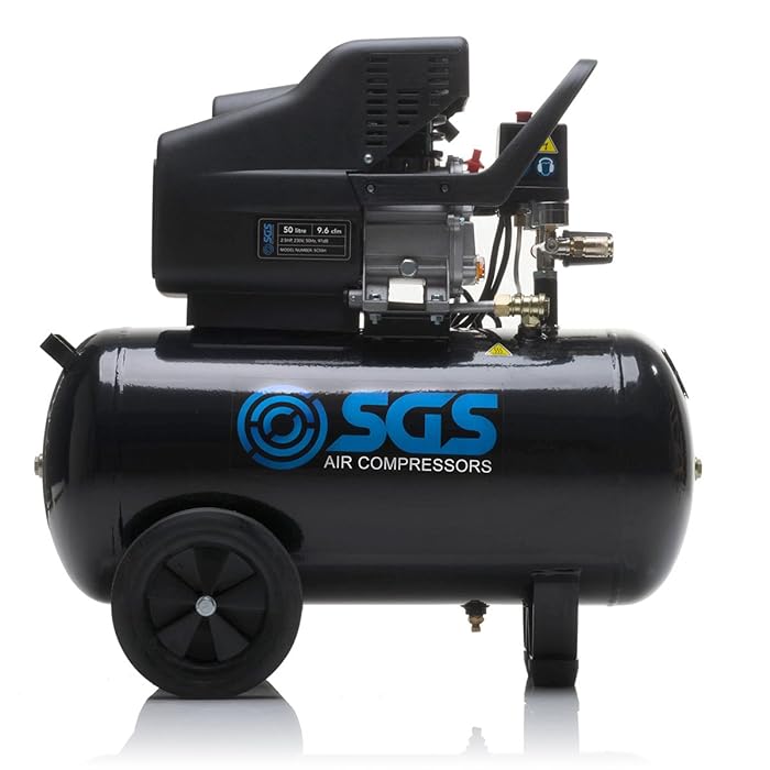 Compresor SGS 50L, 9.6CFM, motor de 2.5CP, doua iesiri simultane