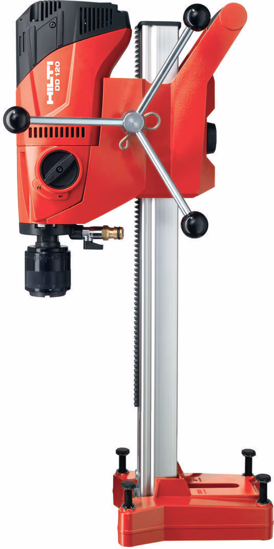 Mașină de găurit HILTI DD 120, cu diamant, extrem de compactă si usoară