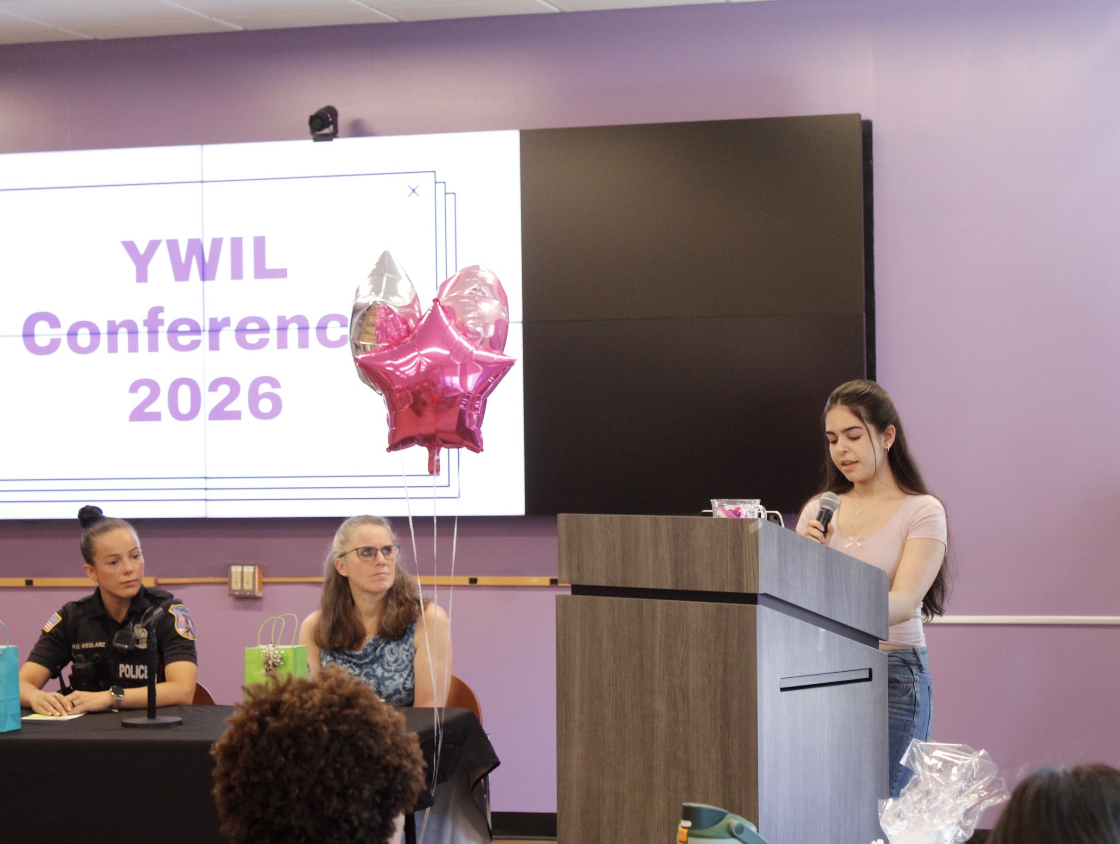 Karen Lynch at the Young Women in Leadership Conference
