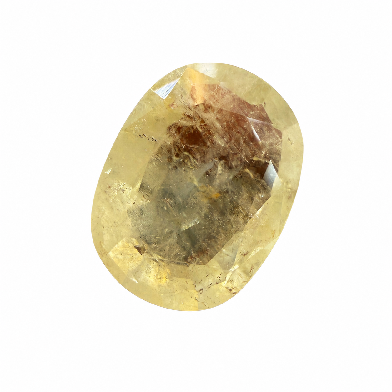 Natural Yellow Sapphire 7.61 Cts (NO HEAT, NO TREAT)
