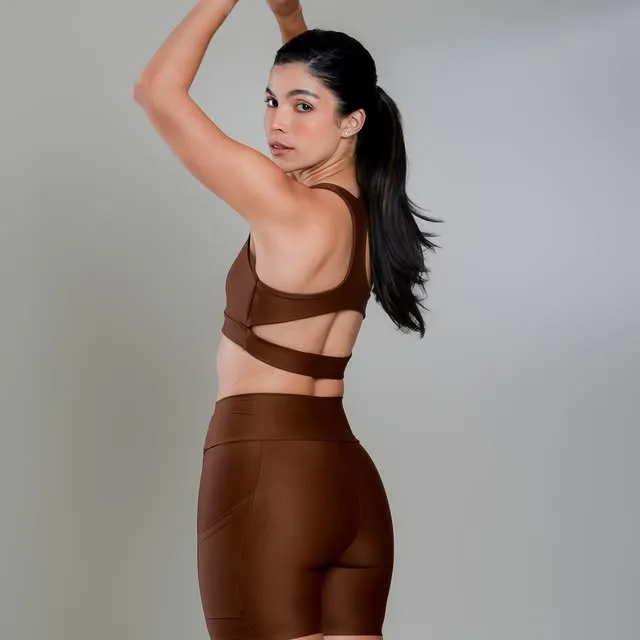 Conjunto Infinity Marrom Cutout