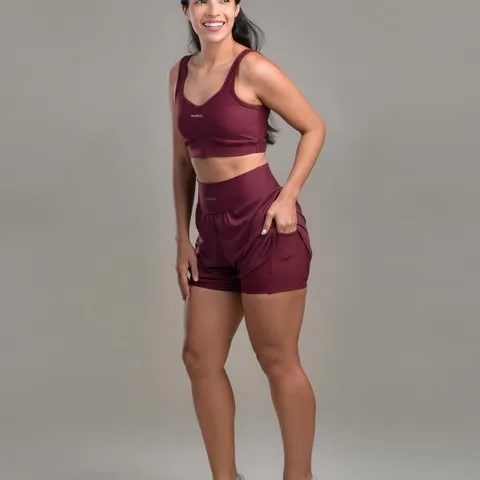 Conjunto Infinity Burgundy Air