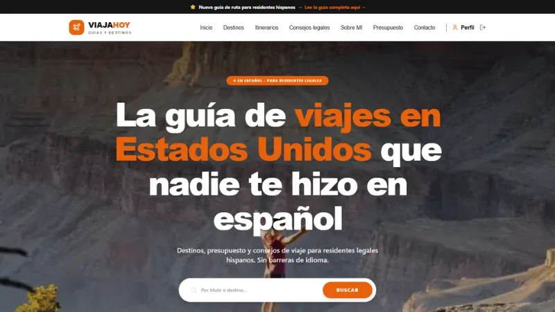 Viajá Hoy Tips — webapp turística funcional accesible desde el navegador