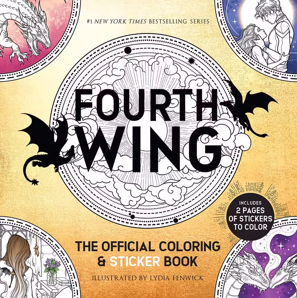 Fourth Wing: The Official Coloring and Sticker Book