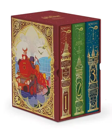 Harry Potter Books 1-3 Boxed Set (MinaLima Editions) - Мініатюра 1