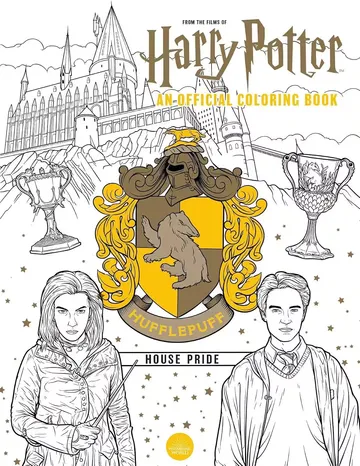 Harry Potter: Hufflepuff House Pride: The Official Coloring Book - Мініатюра 1