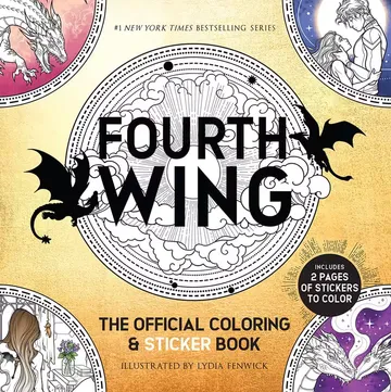 Fourth Wing: The Official Coloring and Sticker Book - Мініатюра 1