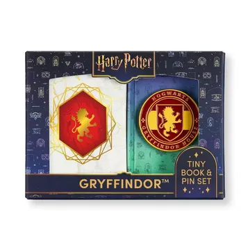 Harry Potter: Gryffindor Tiny Book and Pin Set - Мініатюра 1