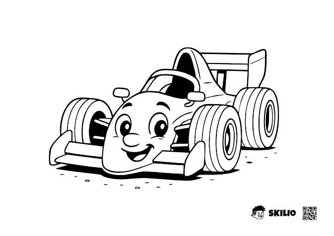 Formule – omalovánka - Doprava pro děti START - už vím, kam kreslím (4–6 let) - omalovánka ke stažení zdarma
