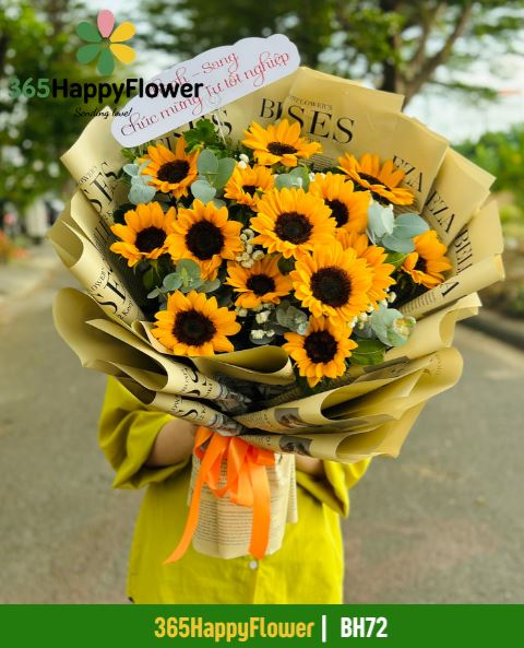 BH72 - Sunflower bouquet