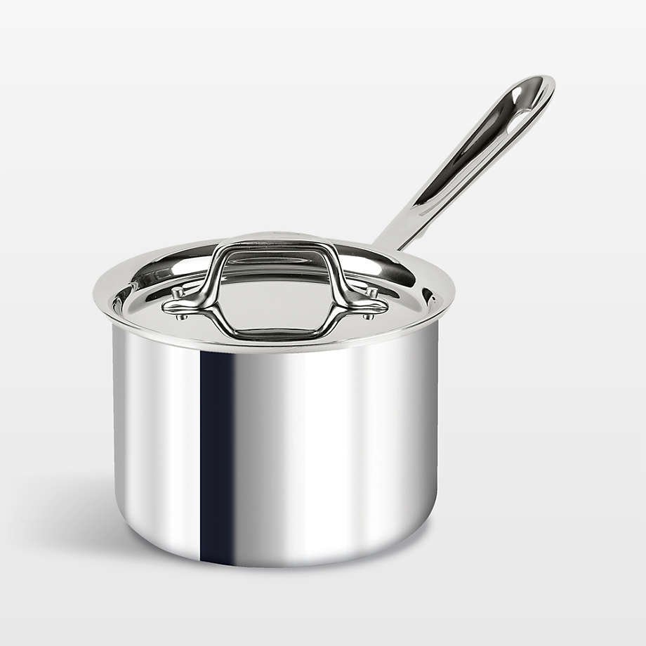 All-Clad ® D3 Stainless Steel Saucepan with Lid