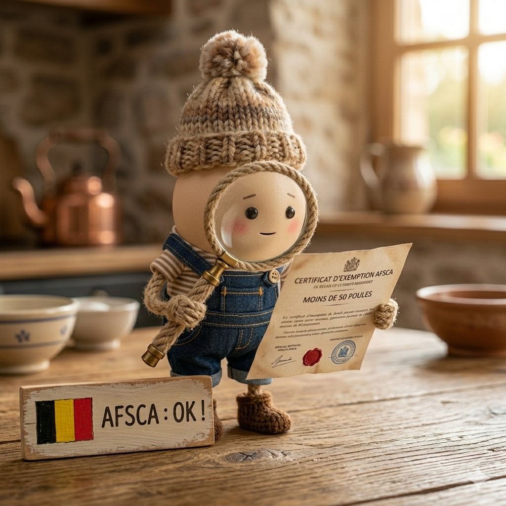 Moins de 50 poules ? Vendez vos œufs en toute légalité (Guide AFSCA)