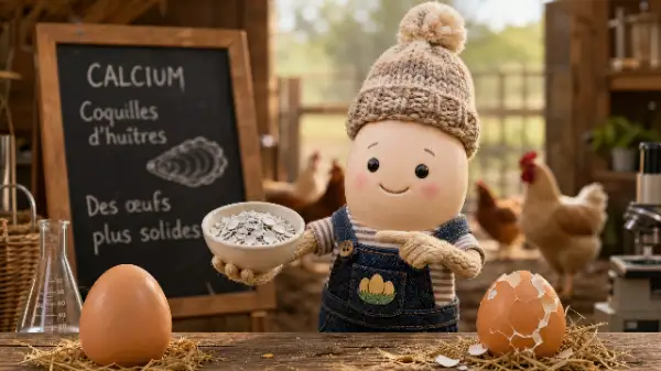 L'importance du calcium pour des coquilles solides 