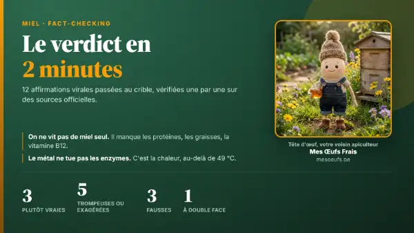 Miel : 12 affirmations virales passées au crible