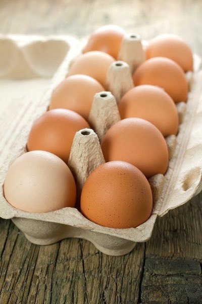 Œufs extra frais de mes poules