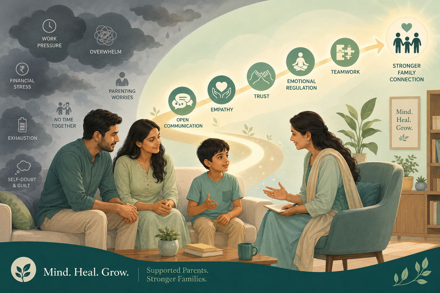 How Parenting Counselling Reduces Stress in Modern Nuclear Families