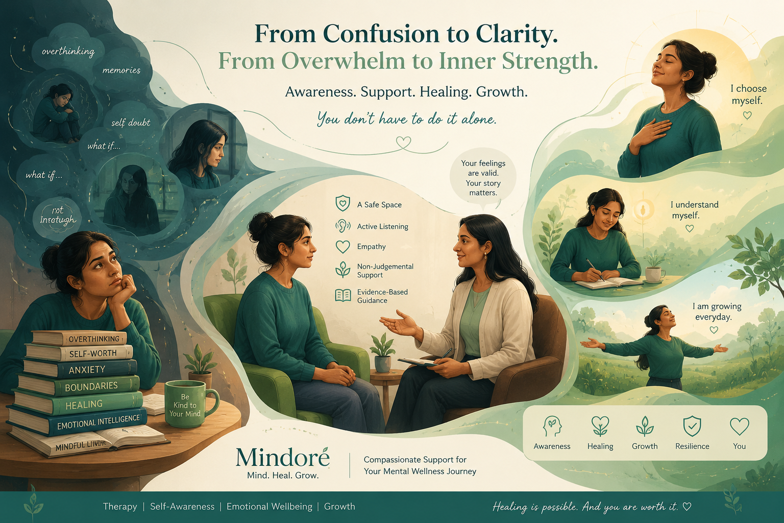 Why Self-Help Books Fail for Deep Trauma (and How Therapy Helps)