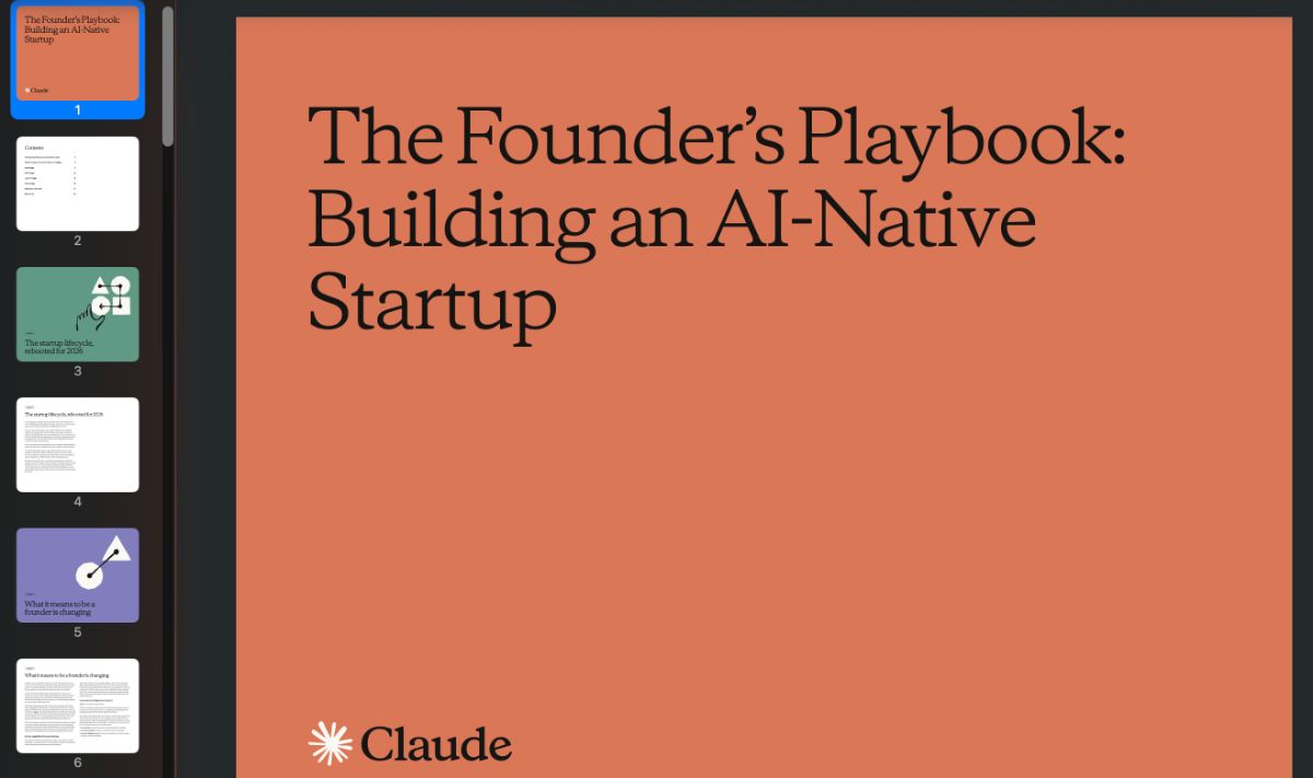 The founder's playbook: Building an AI-native startup (using Claude)