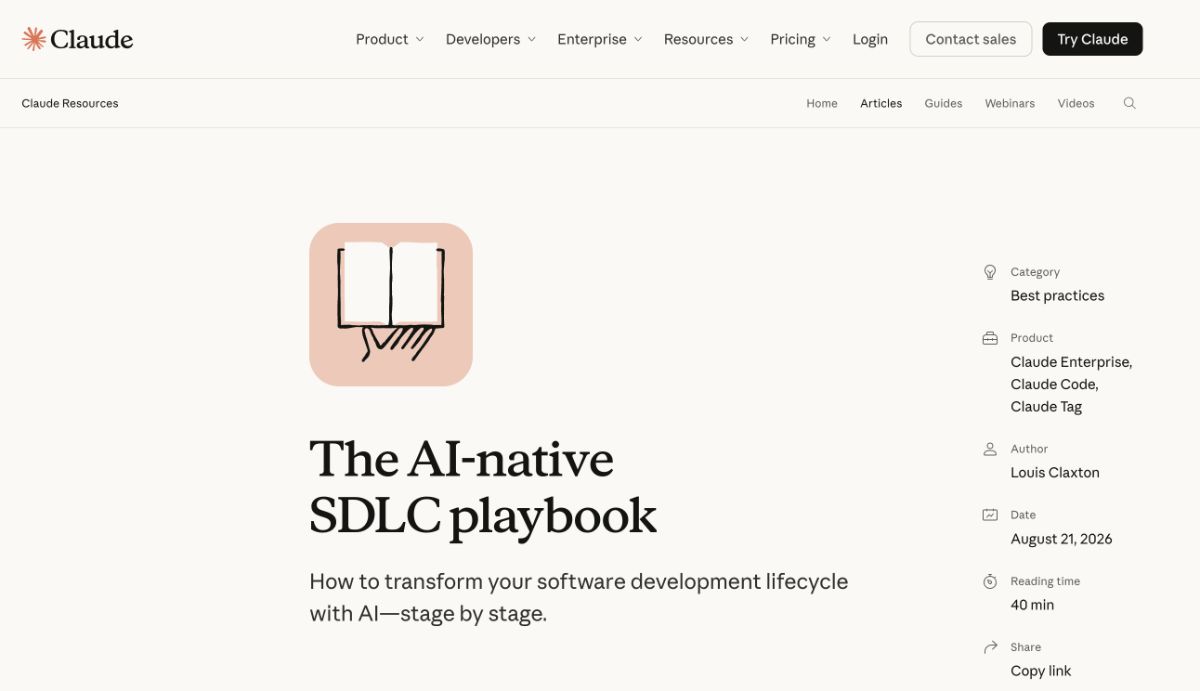 The AI-Native SDLC Playbook
