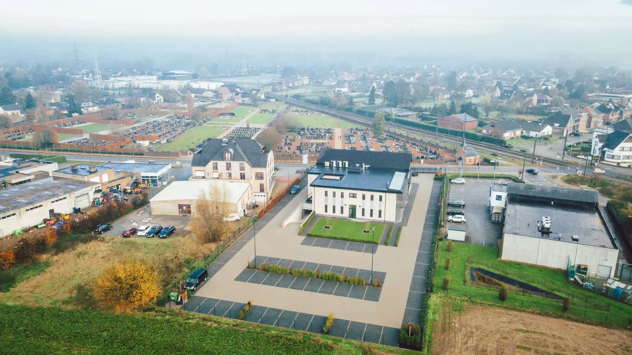 Bedrijfsfotografie met drone