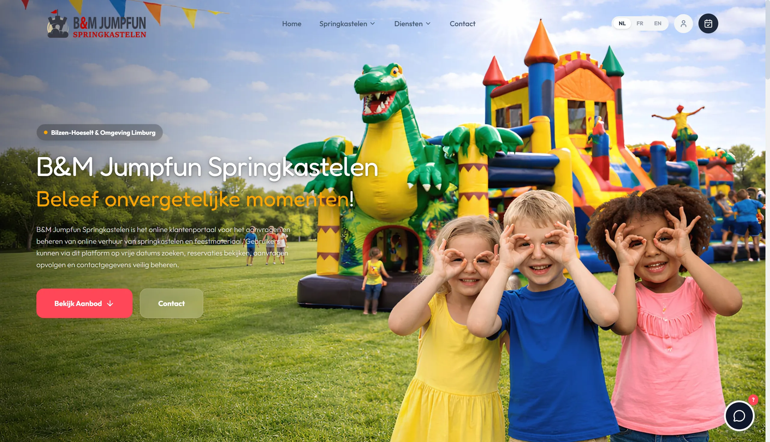 BM Jumpfun - applicatie en software op maat door VisualVibe