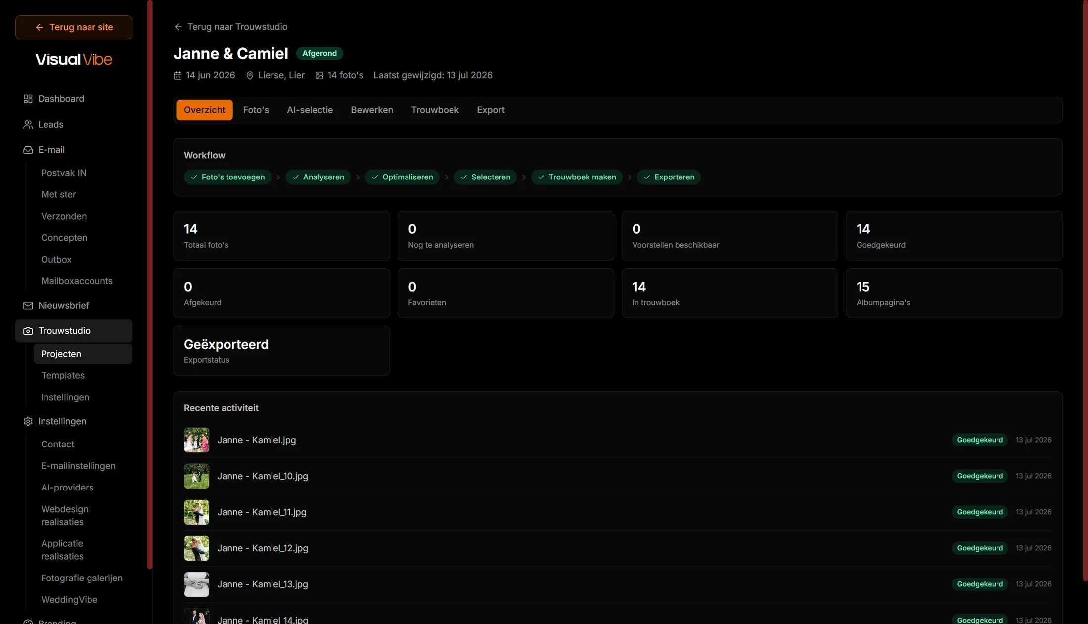 VisualVibe - Backend 1