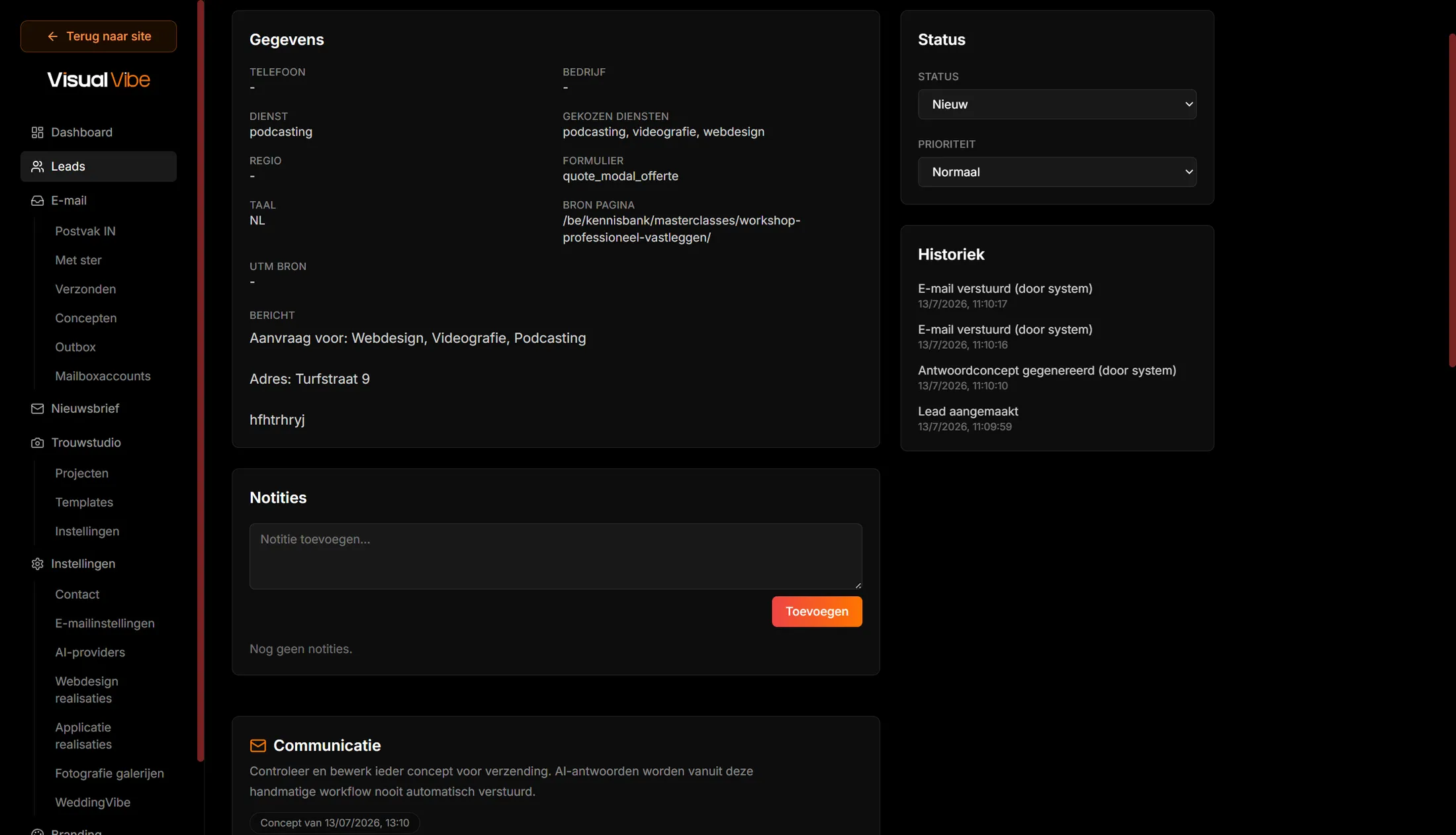 VisualVibe - Backend 6