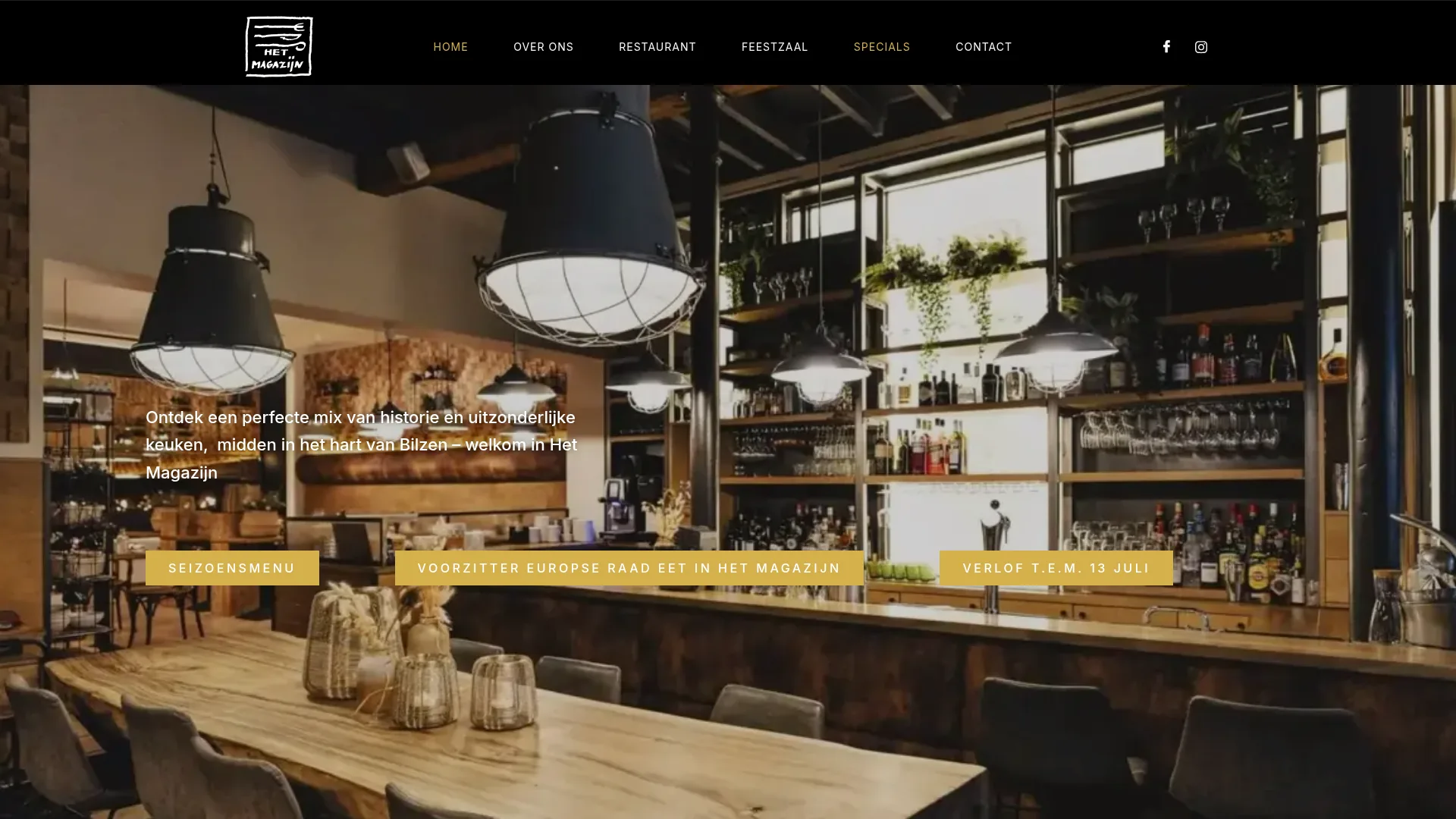 Het Magazijn website