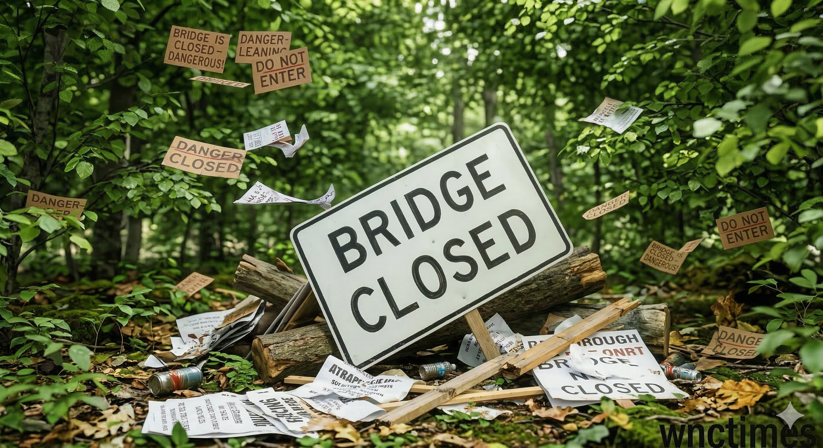 Community Rallies to Save 1909 Pedestrian Bridge on Beaucatcher Mountain