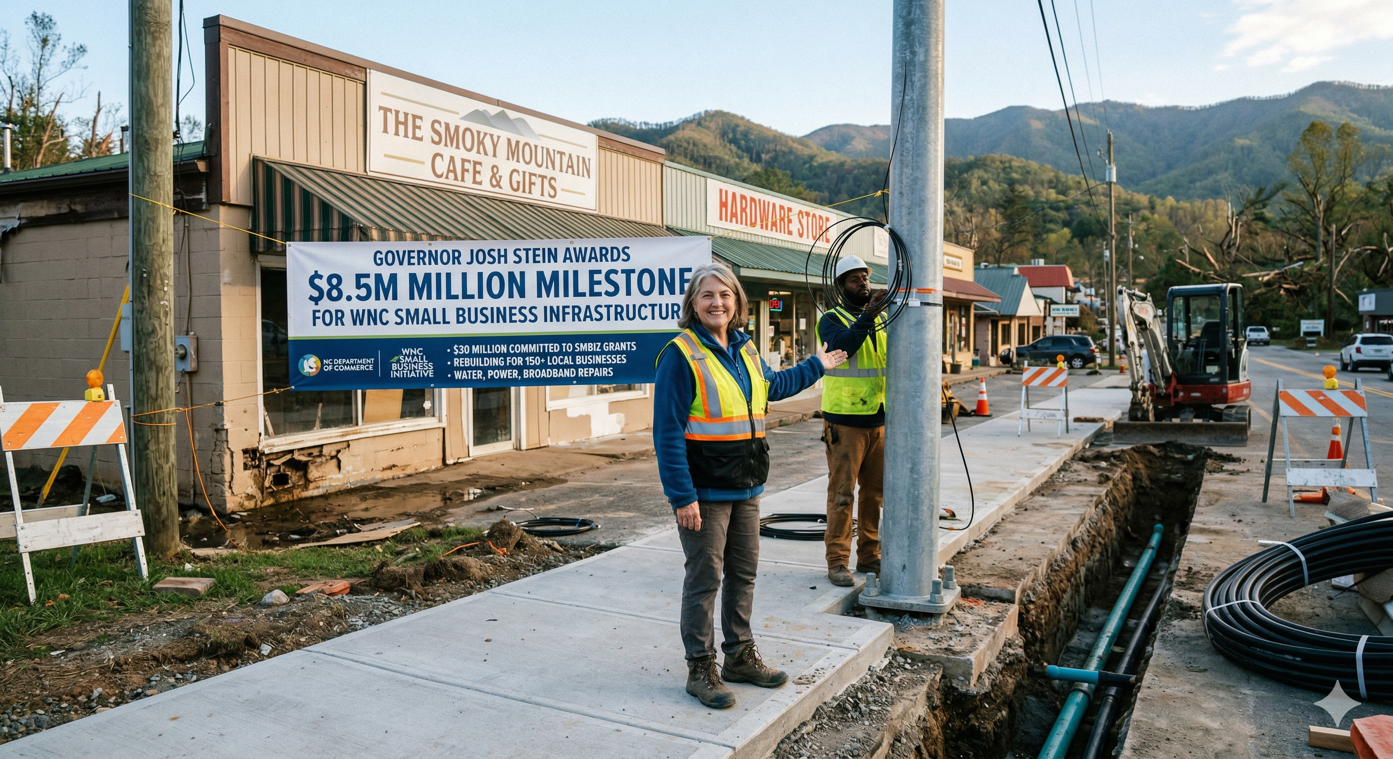 Governor Stein Awards $8.5M for WNC Small Business Infrastructure
