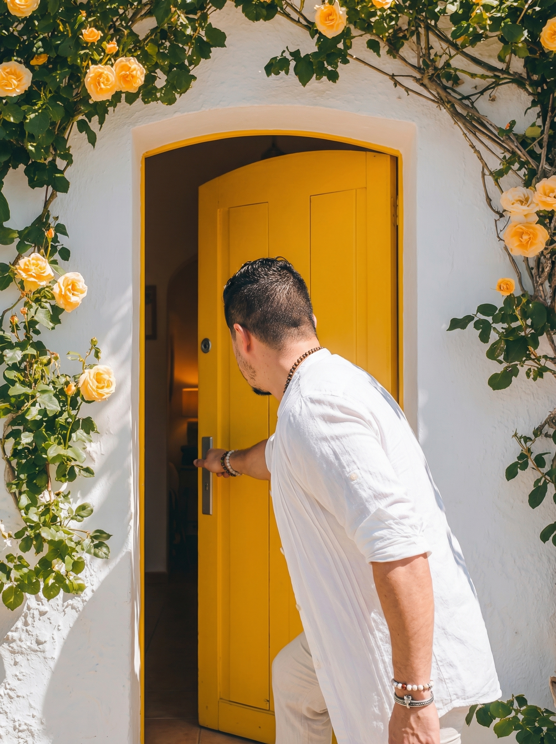 Will abriendo la puerta