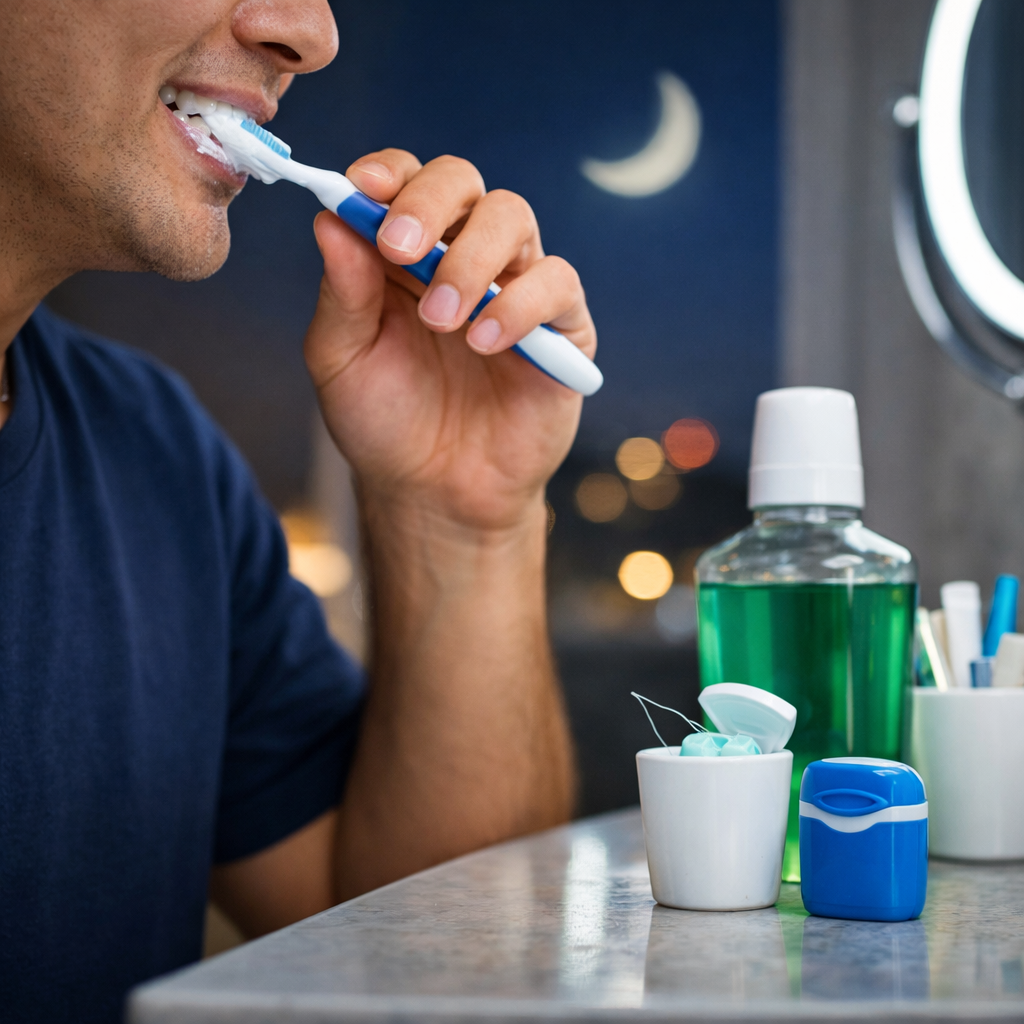 Dentists Recommend Night Brushing for Better Oral Health