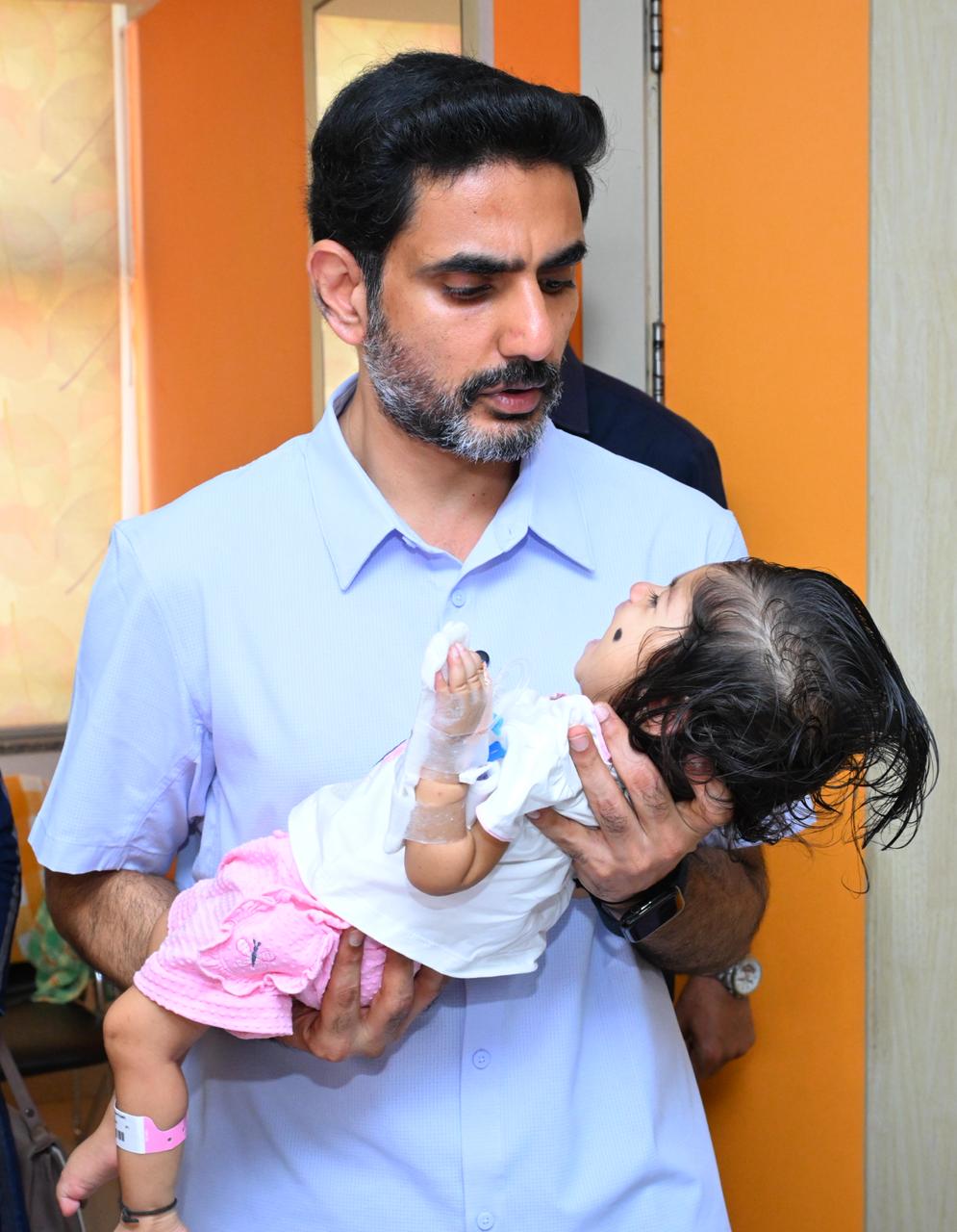 Lokesh Supports SMA Treatment for Child in Hyderabad