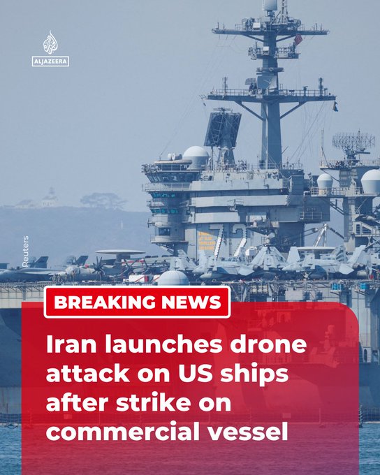 Iran Drones Target US Warships After Sea Incident