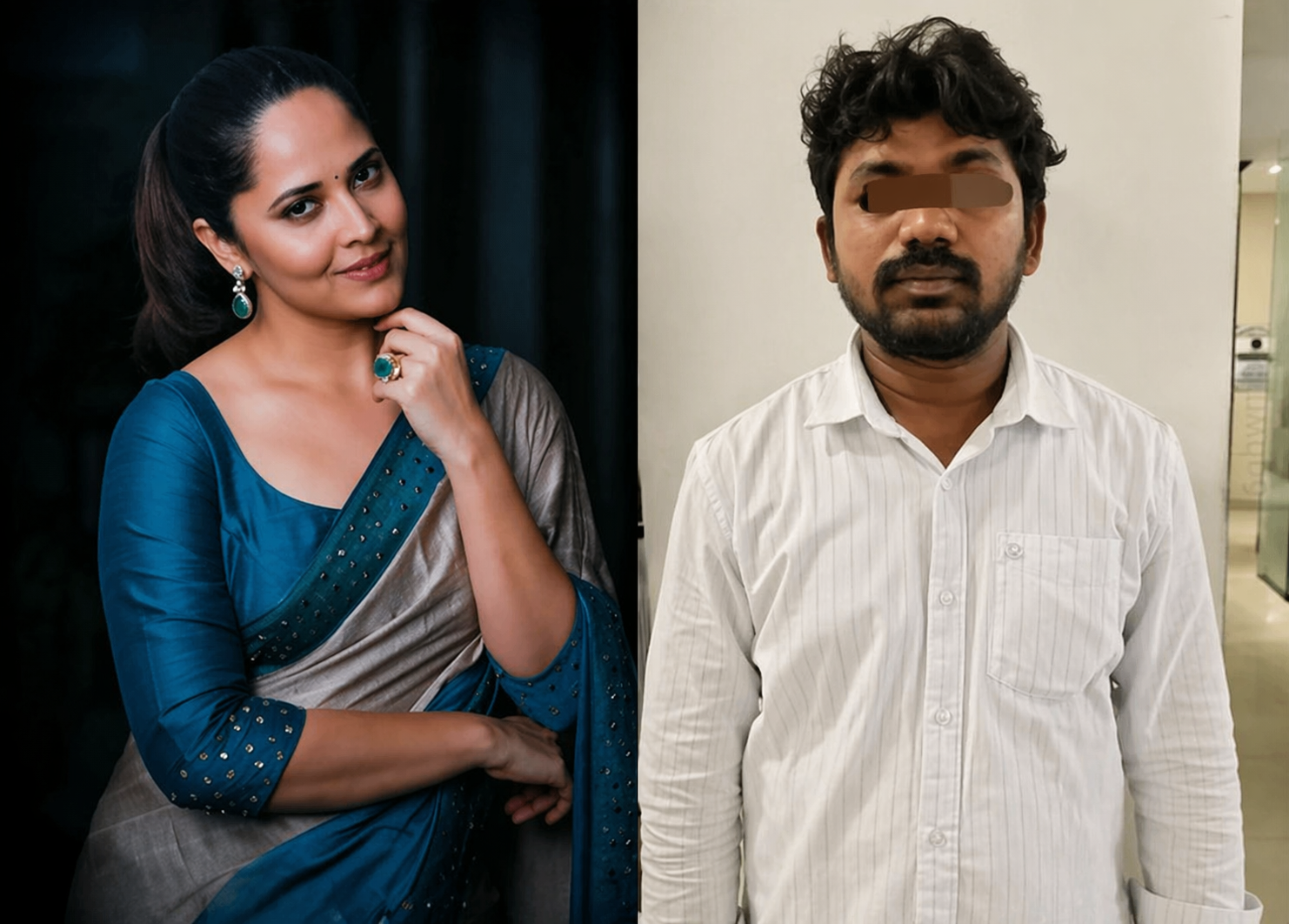 Police Arrest Man for Obscene Posts Against Actress Anasuya