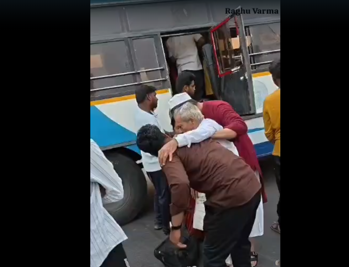 RTC Bus Hits Lorry in Karimnagar, Passengers Injured