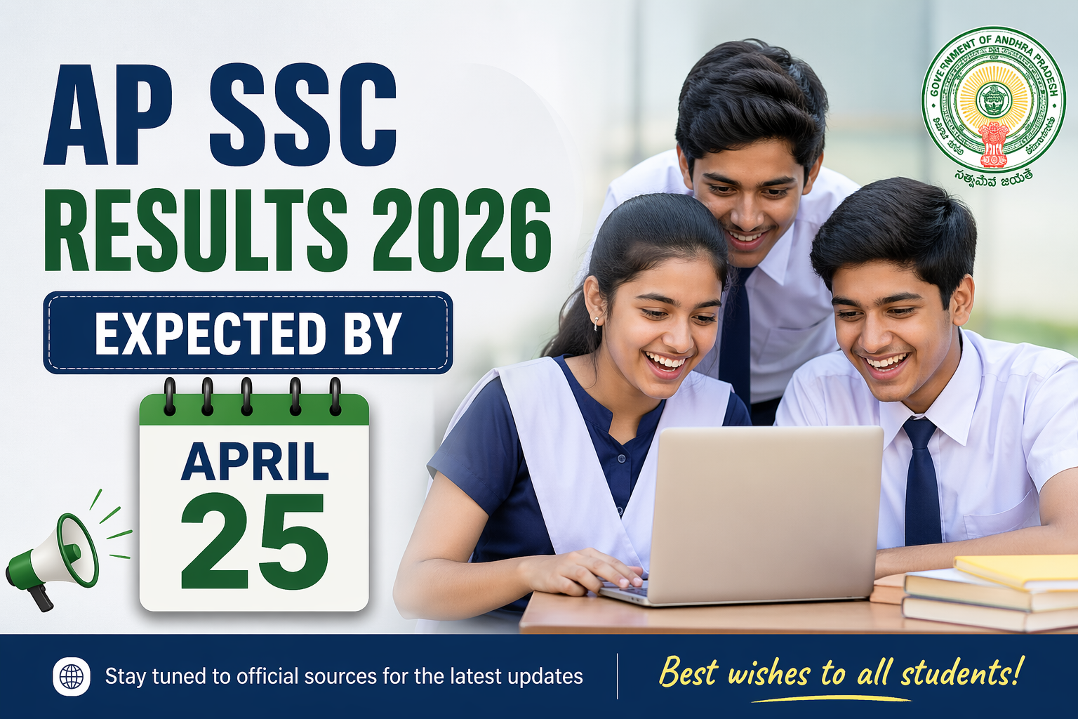 AP SSC Results 2026 expected by April 25