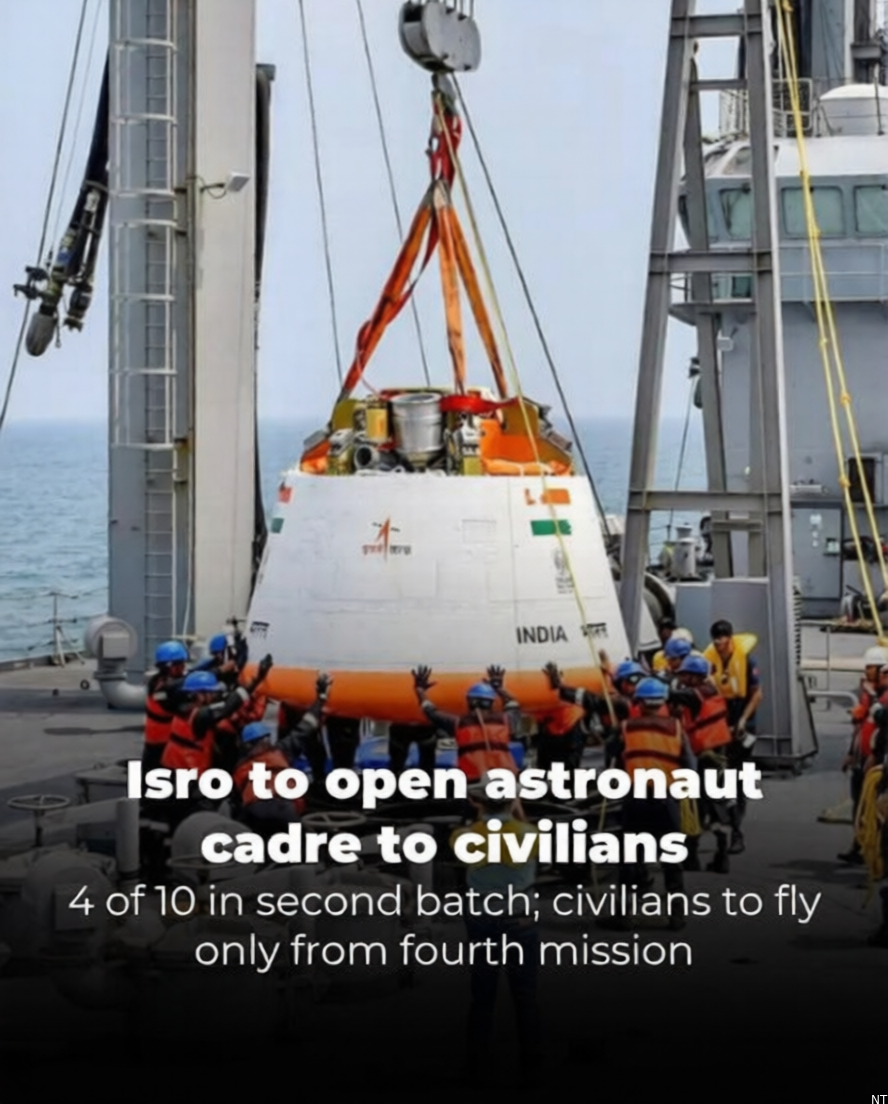 India's Astronaut Program to Welcome Civilians in Historic Shift for ISRO