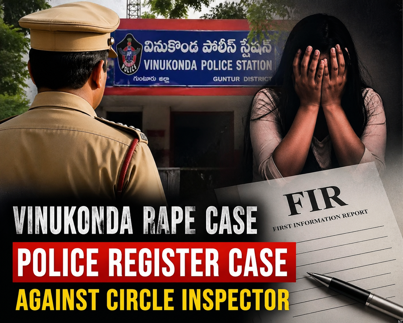 Vinukonda Rape Case: Police Register Case Against CI