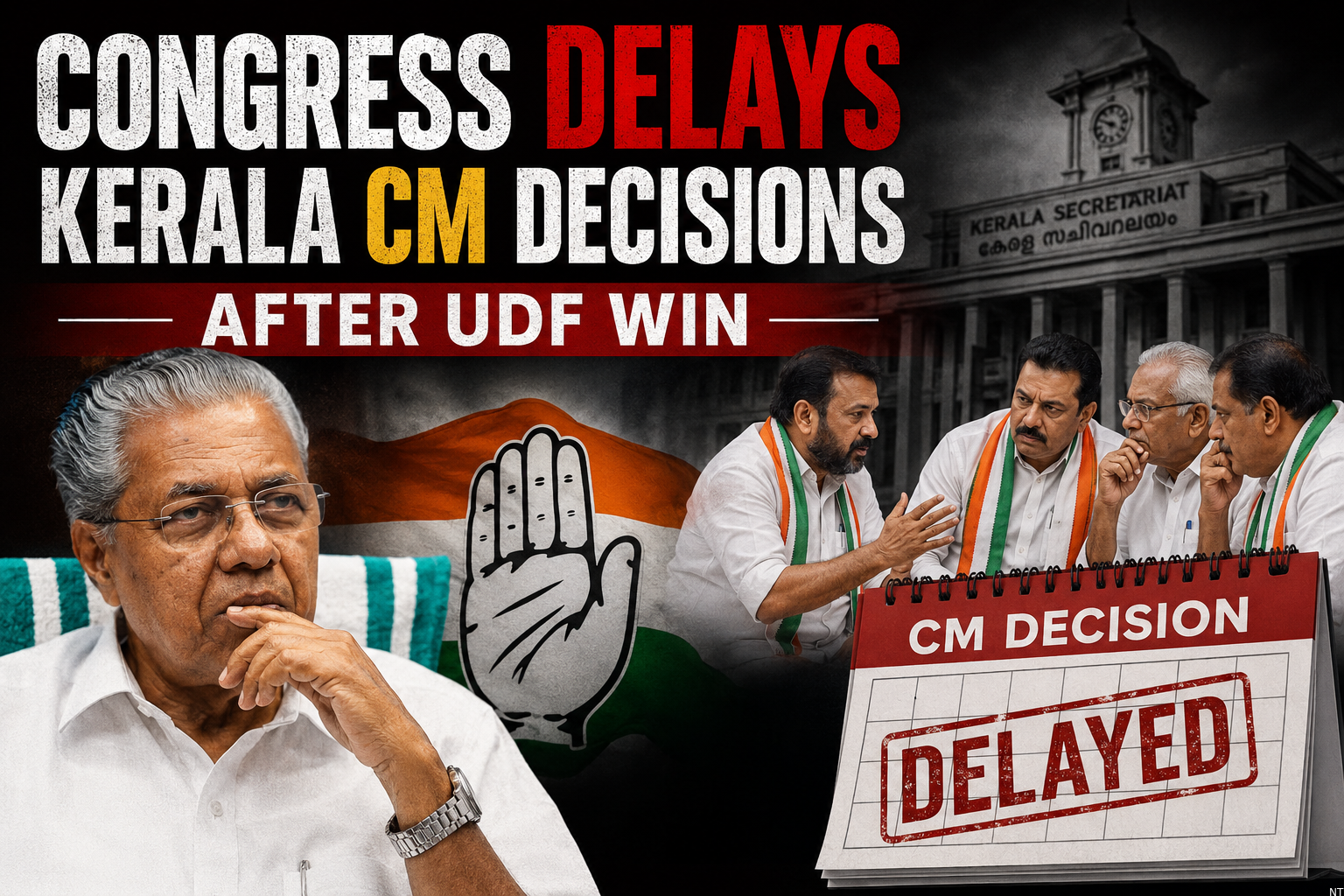 Congress Delays Kerala CM Decisions After UDF Win
