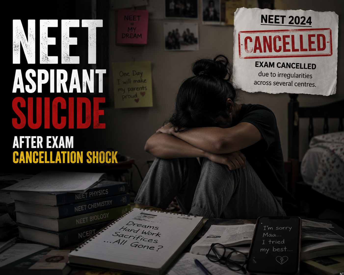 NEET Aspirant Suicide After Exam Cancellation Shock