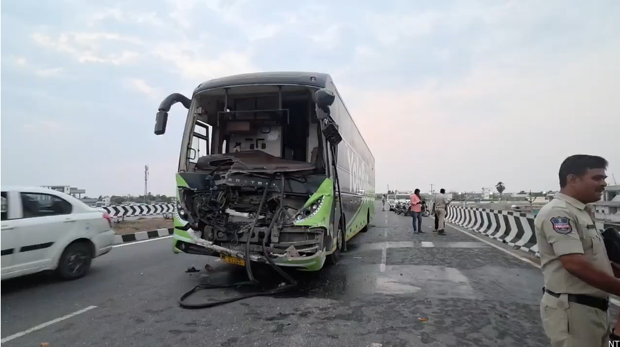 Kodad Highway Bus Accident Injures Six on NH-65