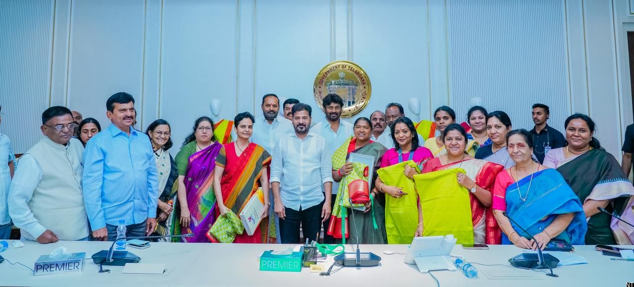 Telangana Releases New Indiramma Sarees Designs