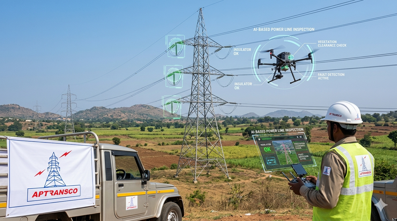 AP TRANSCO Launches AI-Based Power Line Inspections