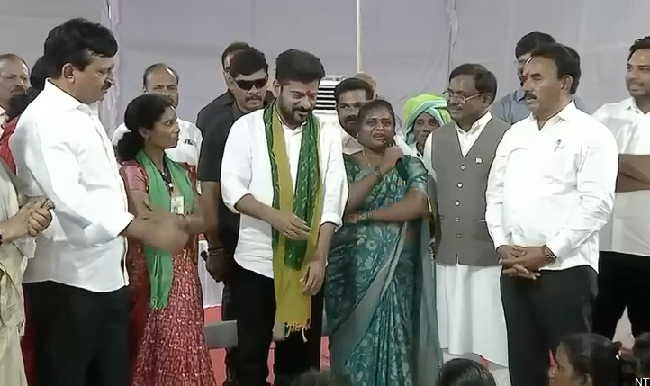 Revanth Reddy Hears Village Drinking Water Complaints