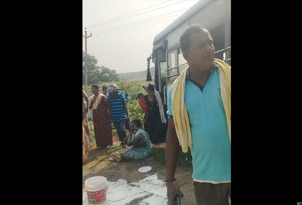 Jaggaram Auto Accident Injures Woman Near School