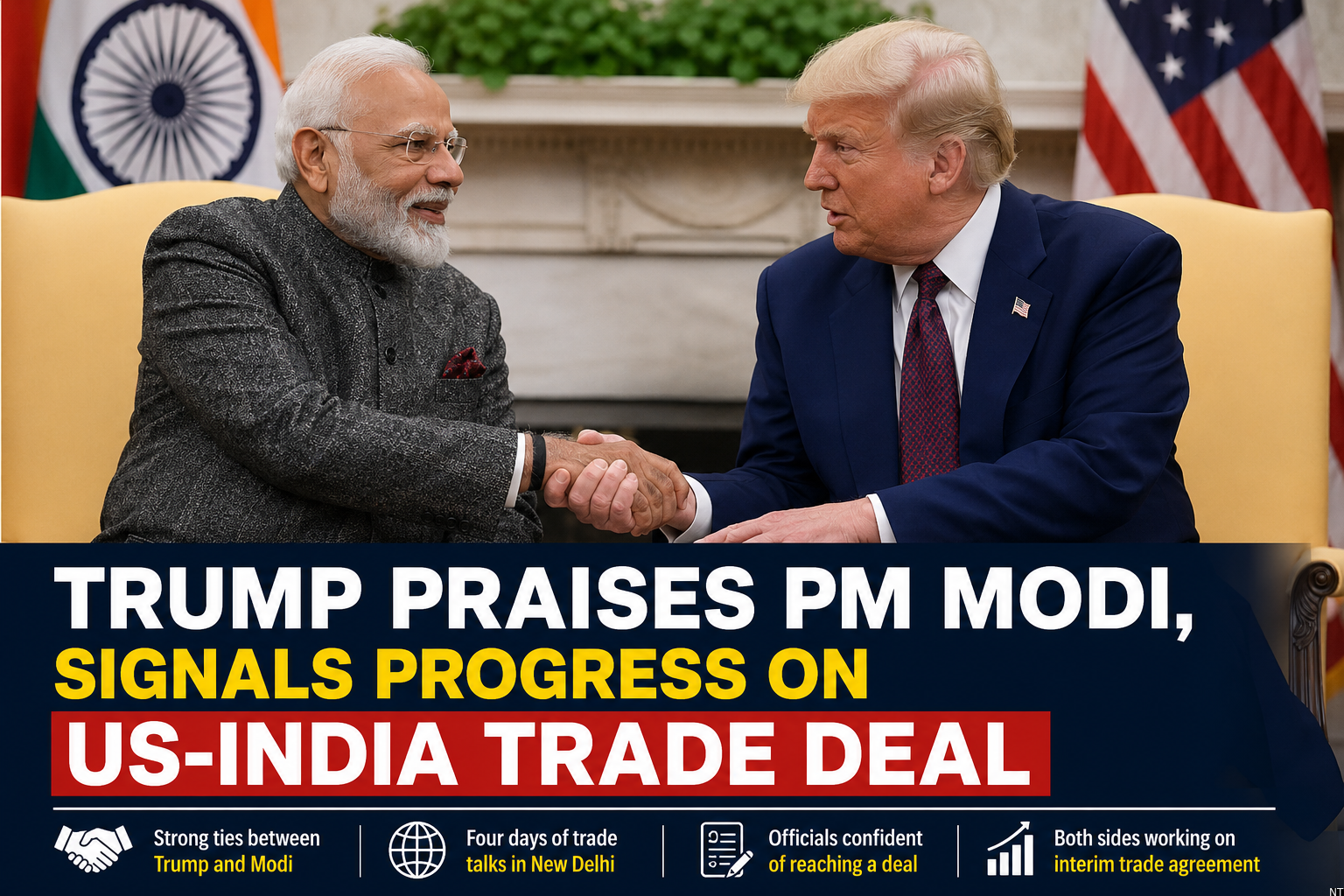 Trump Signals Progress on US-India Trade Deal