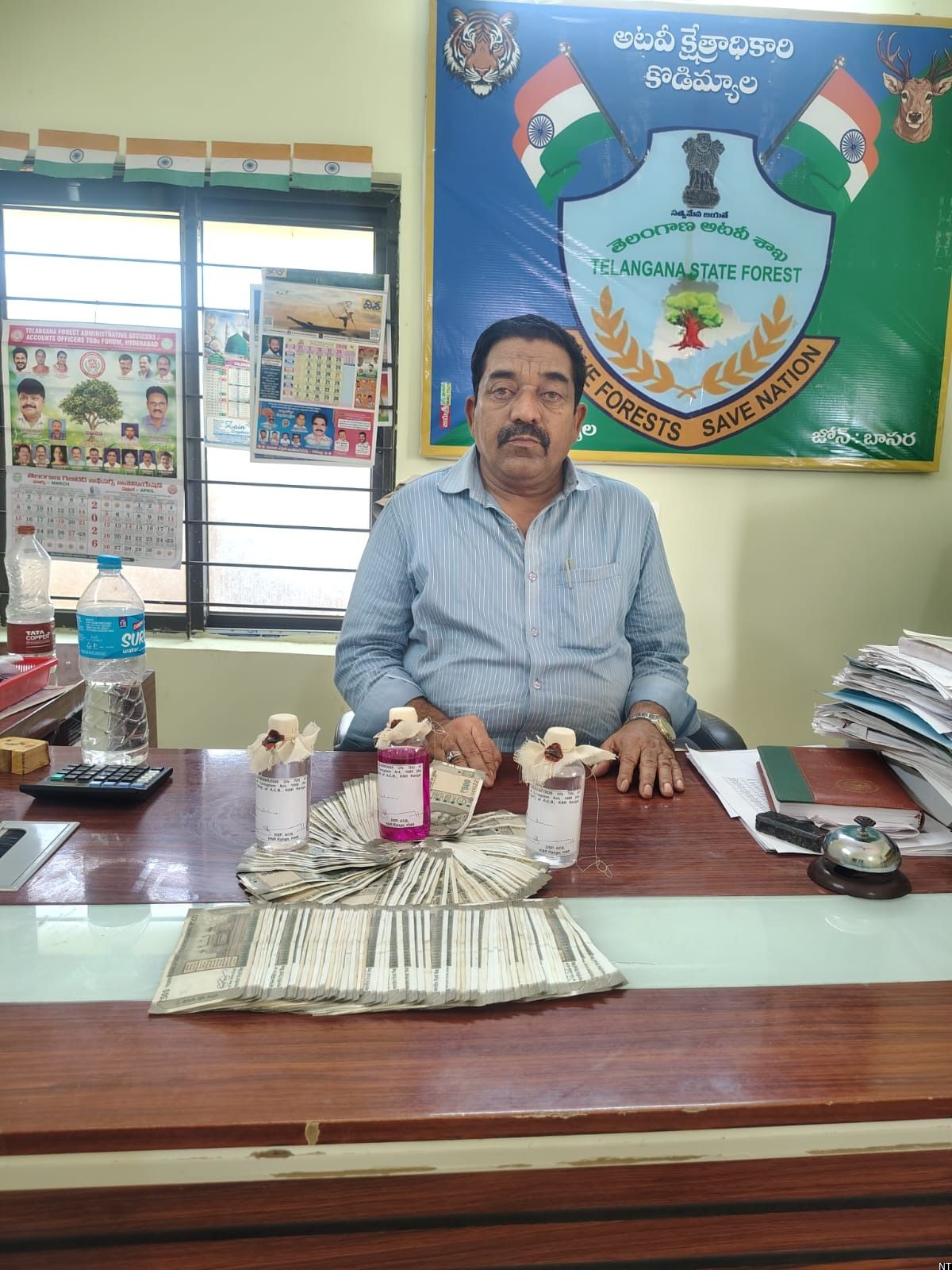 ACB Raid at Kodimyal Forest Office, Officer Held