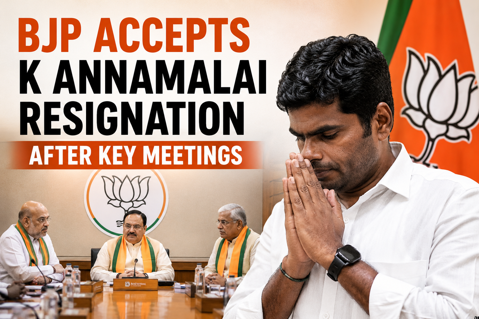 BJP Accepts K Annamalai Resignation After Key Meetings